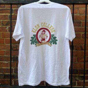 Elon College Oaks Short Sleeve T-Shirt white